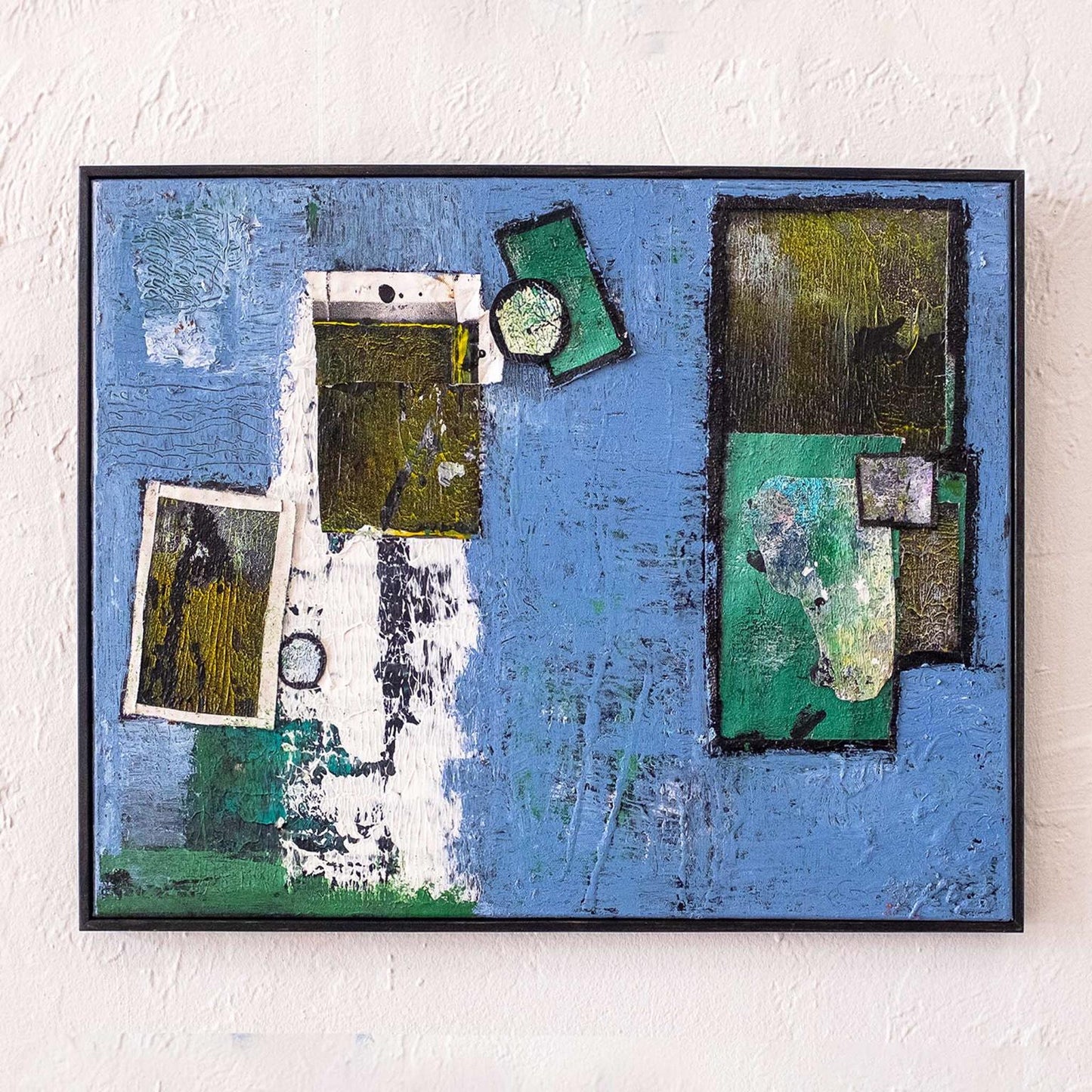 Modern Art: “Film” Nick Koziol 19 x 25 Framed Canvas 1 of 1