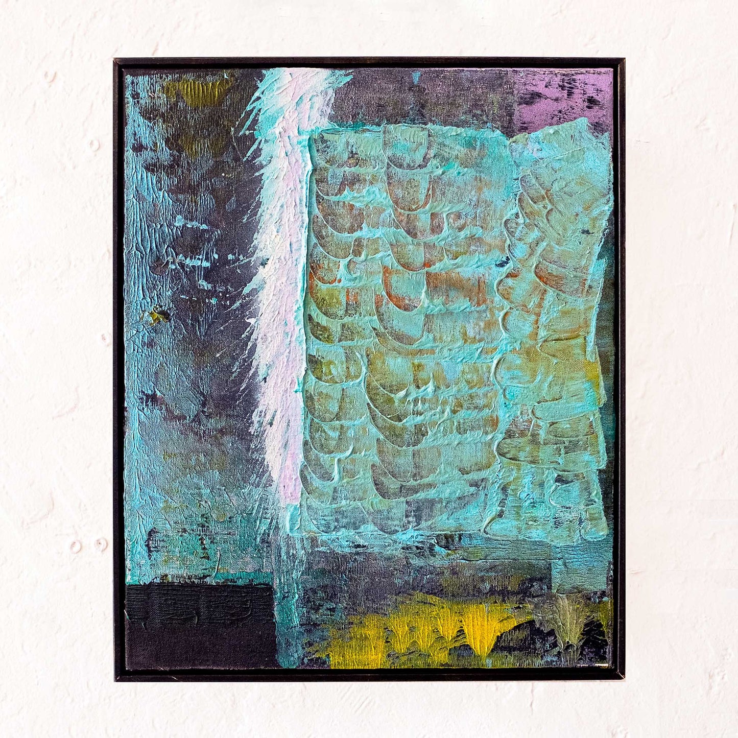 Modern Art: "Fidelity" Nick Koziol 21 x 17 Framed Canvas 1 of 1