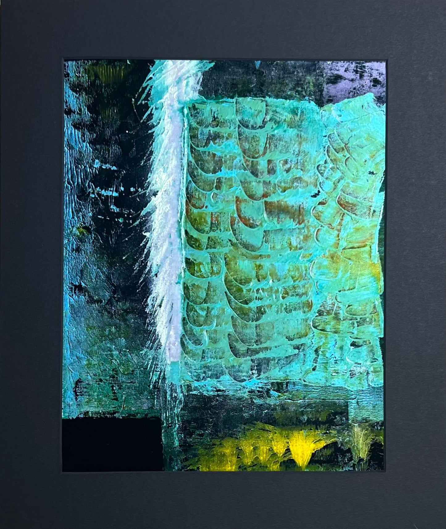 Modern Art PRINT: "Fidelity" Nick Koziol 13"x11" Matted Print