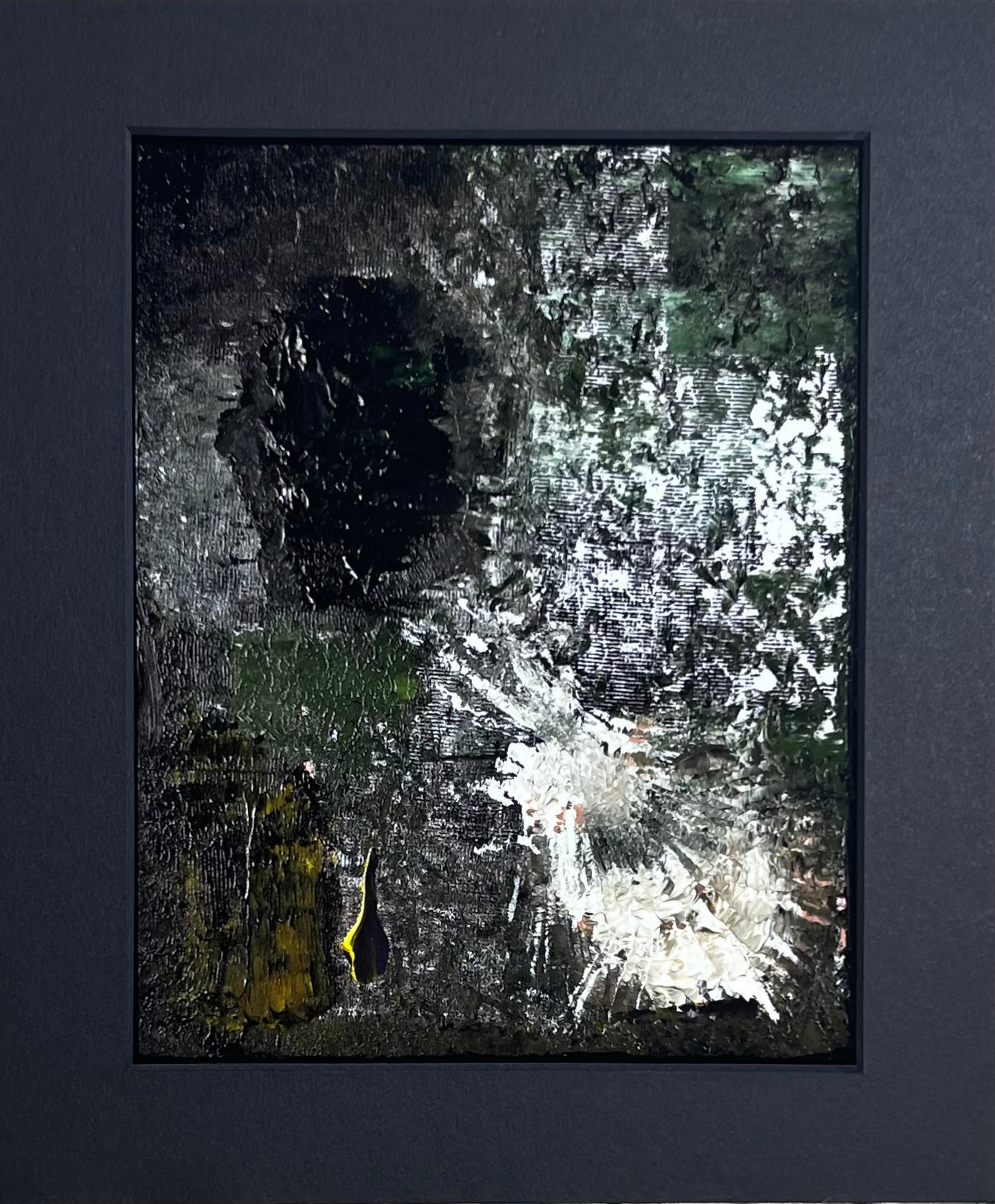 Modern Art PRINT: "Explosion" Nick Koziol 9"x7.5" Matted Print