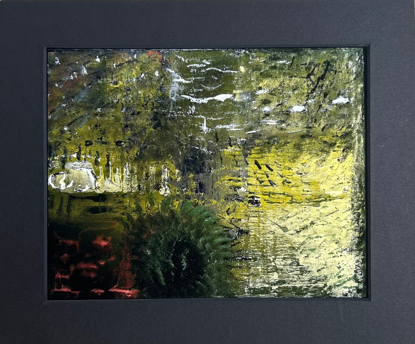 Modern Art PRINT: "Signal Flow" Nick Koziol 9"x7.5" Matted Print